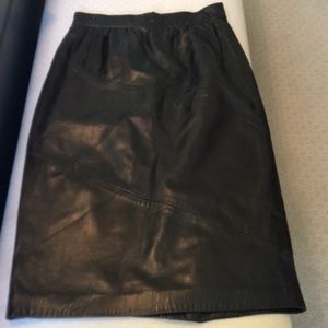 Siena New York Leather Skirt